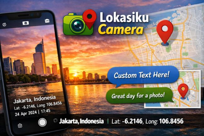 Lokasiku Camera - GPS Tracker Ringan Aplikasi Lokasiku Camera untuk simpan lokasi GPS dengan foto